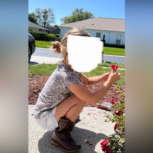 GB Girls Animal Print Tee